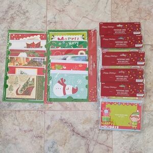 Festive Holiday Greeting Cards Set